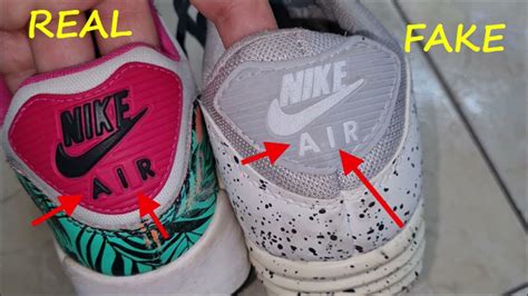 fake nike air max vs real|nike air max counterfeit shoes.